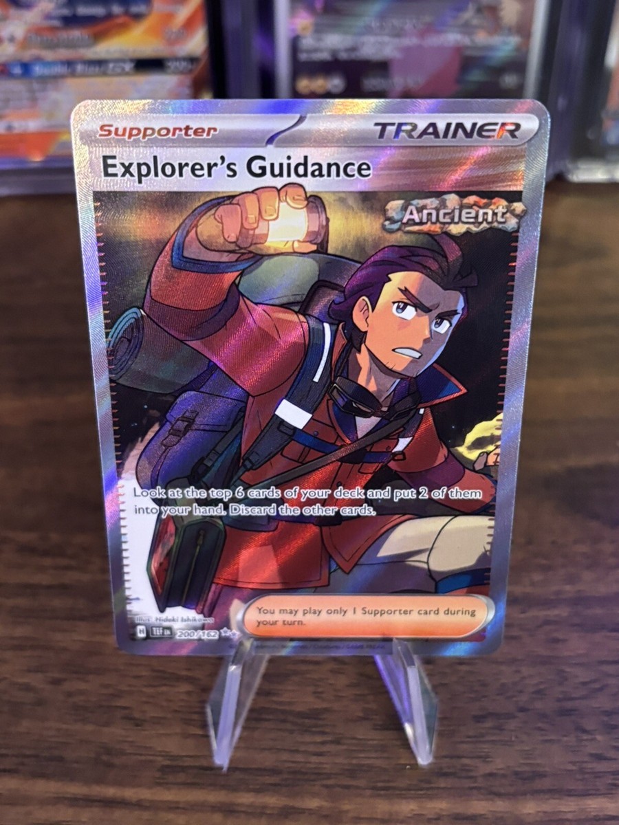 Pokémon TCG Explorer's Guidance 200/162 Trainer Full Art Holo