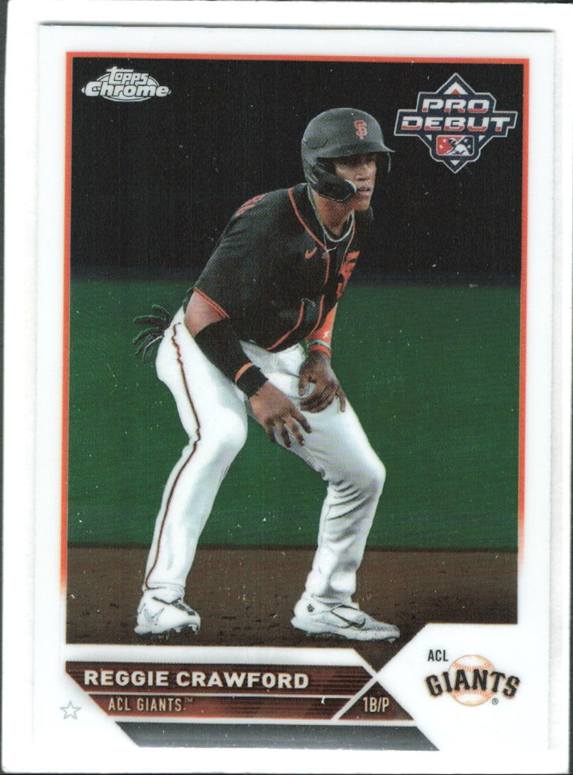 2023 Topps Pro Debut Reggie Crawford CHROME  #PDC-200 ACL Giants