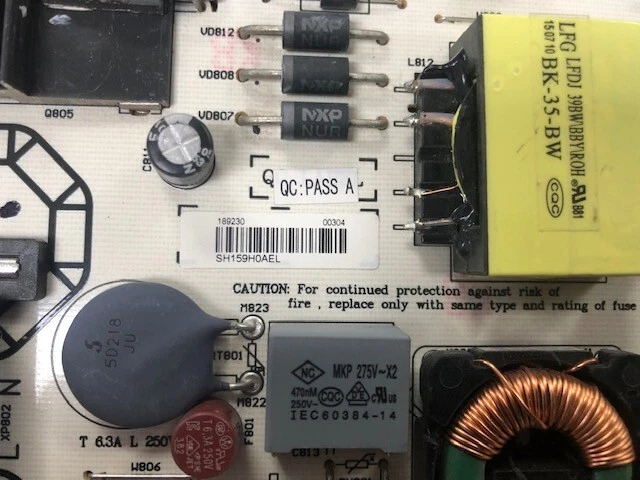 Insignia 189230 / RSAG7.820.5687/ROH  Power Supply / LED Board for NS-50D421NA16 - Image 2 of 3