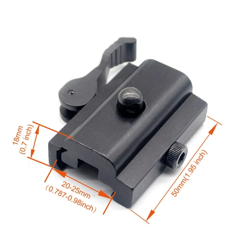 QD Zweibein Adapter Sling Swivel Stud 11/20 mm Pica Tinny Rail Mount - Bild 4 von 25