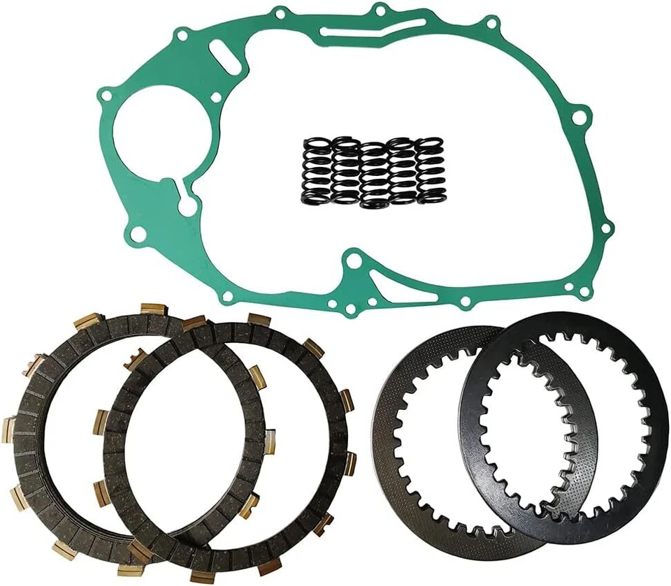 Complete Clutch Plates Kit & Cover Gasket for Yamaha V Star 650 XVS650 1998-2016 Foto 2 de 4
