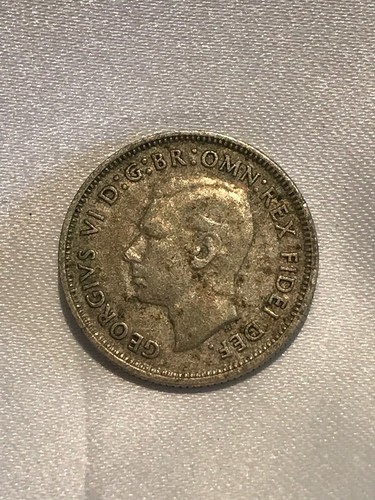 Australia 1952 One Shilling  Silver Coin  SnJ42 - Bild 4 von 5