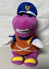 Barney The Dinosaur 13 Inch Plush Police officer Fisher Price 2017 F