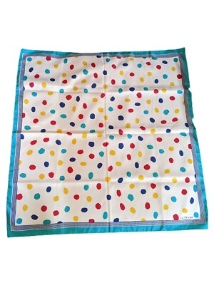 Liz Sinclair 25 1/2'' X 25 1/2'' Polka-dot Multi-Color Scarf