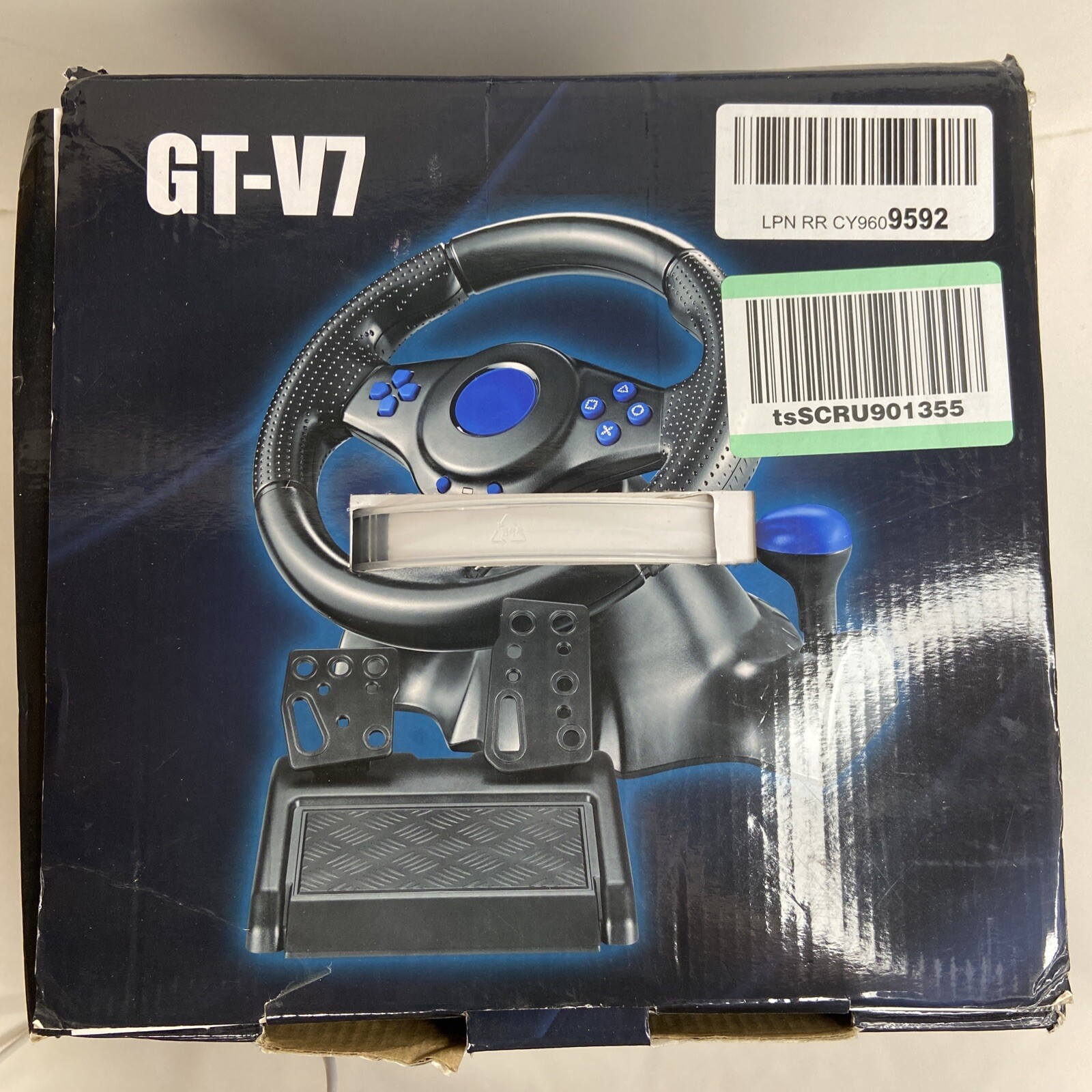 Steering Wheel GTV7, PC Gaming Racing Wheel eBay