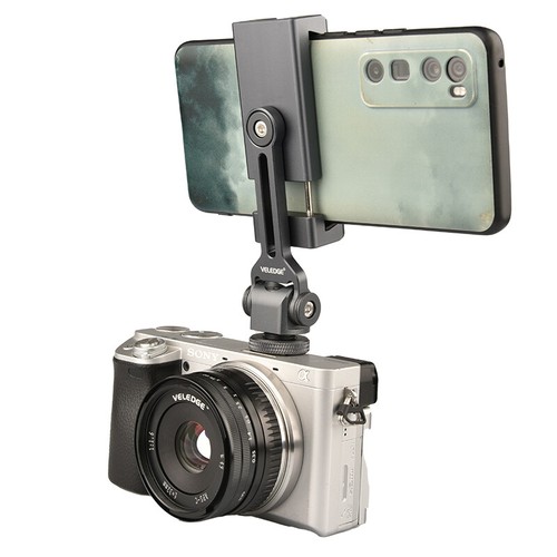 Cell Phone Tripod Monopod Mount Adapter with Cold Shoe for iPhone 13 12 Pro Max - 第 1/10 張圖片