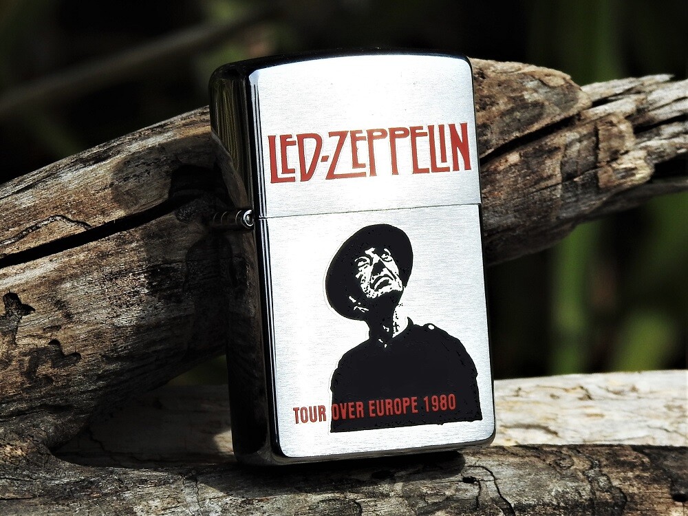 Zippo Lighter - Led Zeppelin - Tour Over Europe 1980 - Robert