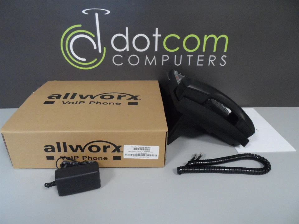 Allworx 9204G New Voip Display IP Phone POE 6X 10X 24X 8110045 AC Pwr+ Free Shp - Image 2 of 2