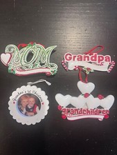 mom/ grandma assorted christmas ornaments NEW