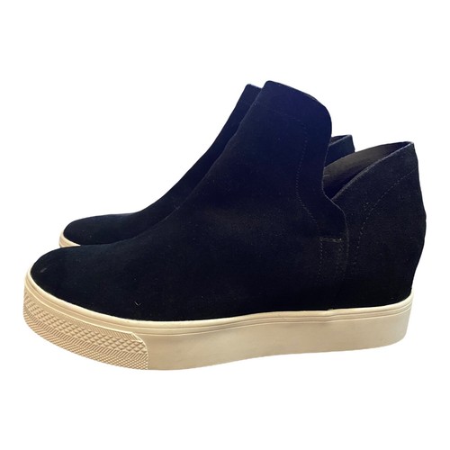 Steve Madden Wrangler Wedge Black Boots 