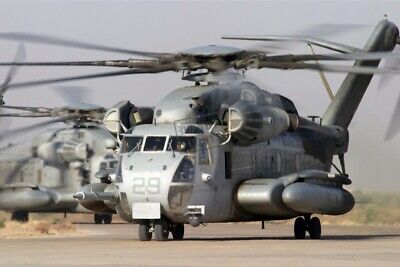 CH-53 Super Stallion helicopter 5X7 PHOTOGRAPH USMC US Marine Corps 