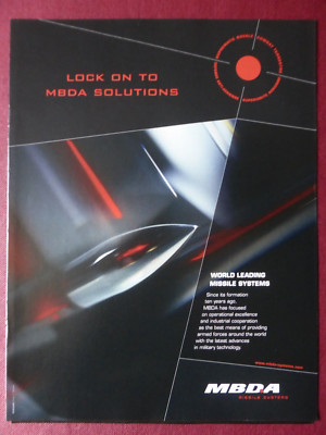 3/2012 PUB MBDA MISSILE SYSTEMS IDEX ORIGINAL ANZEIGE