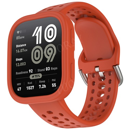 Sport Silikon Uhrenarmband Band + Hülle Cover für Huami Amazfit BIP 6 Ersatz - Bild 14 von 133