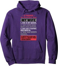 5 Things You Should Know About My Wife Husband Unisex Hooded Sweatshirt