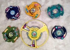 Explosive Shoot Beyblade 6-piece set of Seaborg, Roller Defensor, Spike Lizard