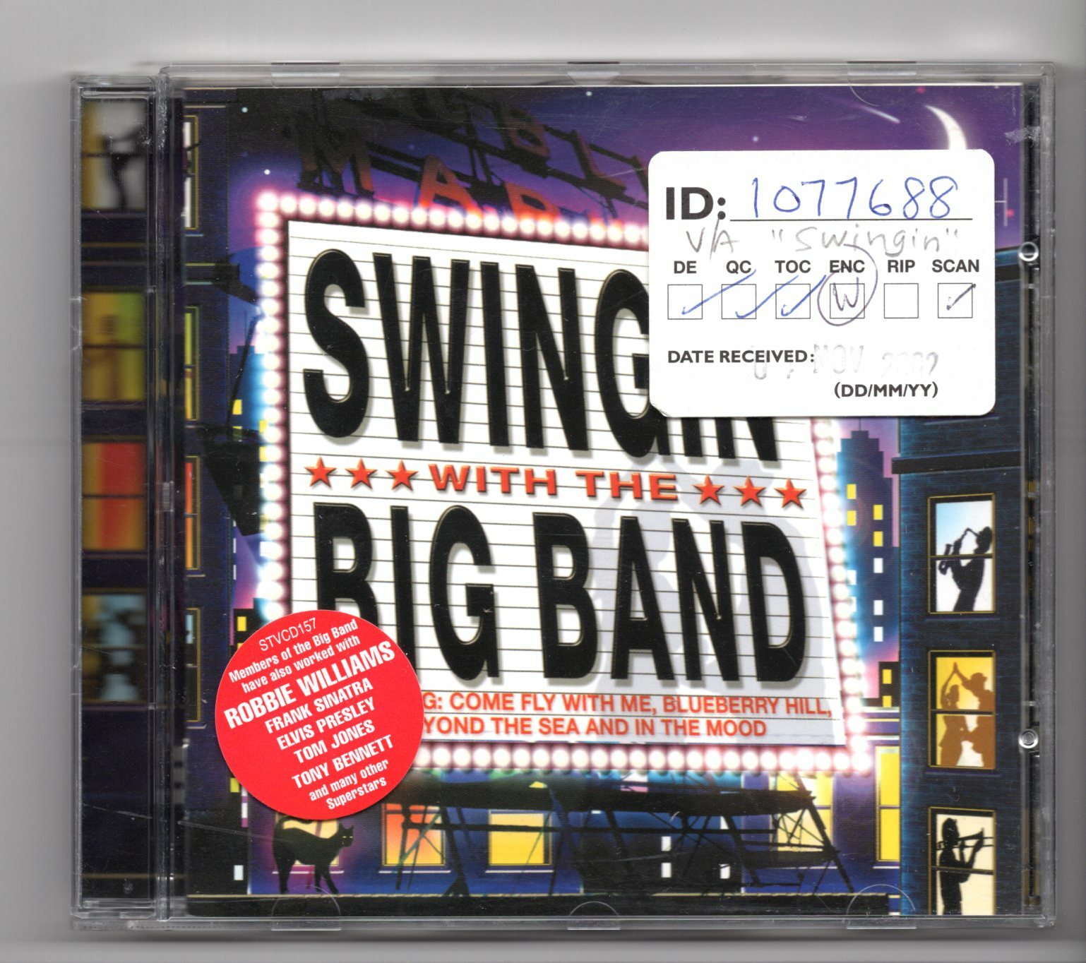 (IX323) Swingin' With The Big Band, 19 tracks - 2002 CD