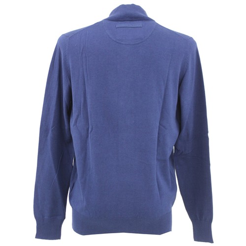 CAMEL ACTIVE Herren langarm Strickjacke Baumwolle mittelblau 22593 - Picture 2 of 2