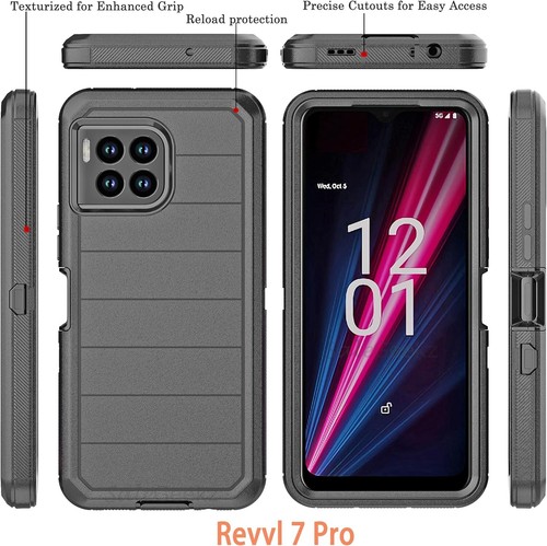 Coque robuste protection écran T-Mobile Revvvl 7 Pro 6X Pro 5G antichoc - Photo 66 sur 71