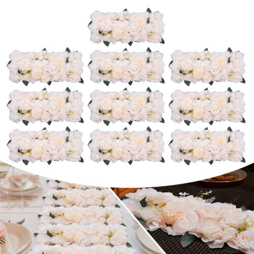 10Pcs Silk Rose Flower Table Flower Centerpiece Arrangement Wedding Decoration
