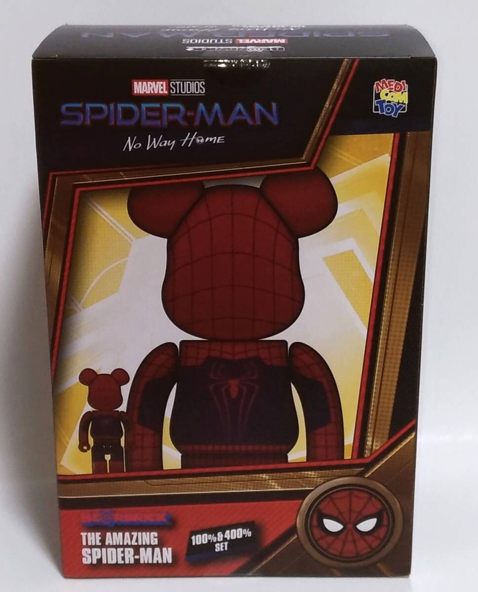 BE@RBRICK AMAZING SPIDER-MAN 100% 400%