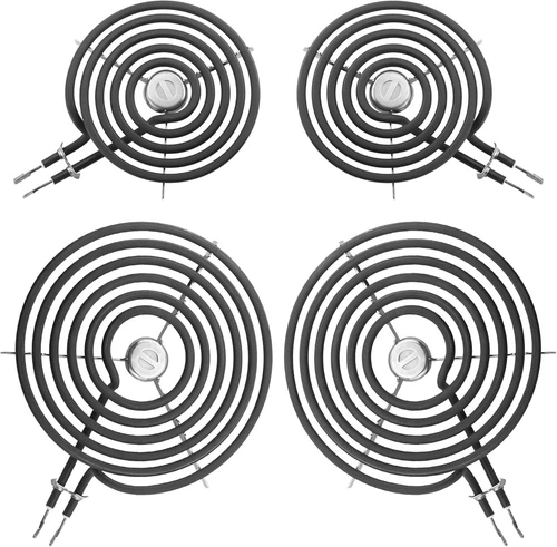 Electric Stove Burner Replacement Kit for G-E - 4 Burners by AMI PARTS