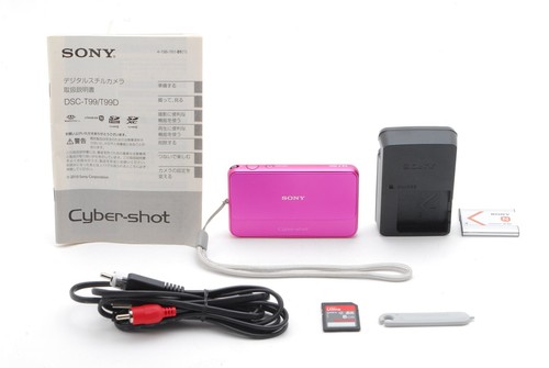 【MINT】SONY Cyber-shot DSC-T99 Compact Digital Camera From Japan pink