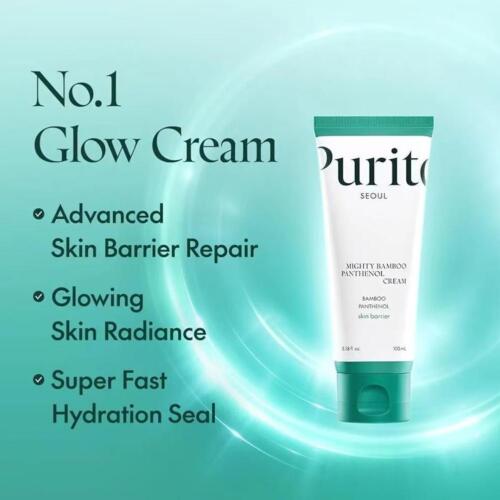 Purito Mighty Bamboo Panthenol Cream Skin Barrier Repair 3.38 Oz/ 100 mL - Picture 5 of 8