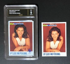 1993 Classic GMA 9 MINT Manon Rheaume NHL Up Close + PROMO w/ Reverse Photo