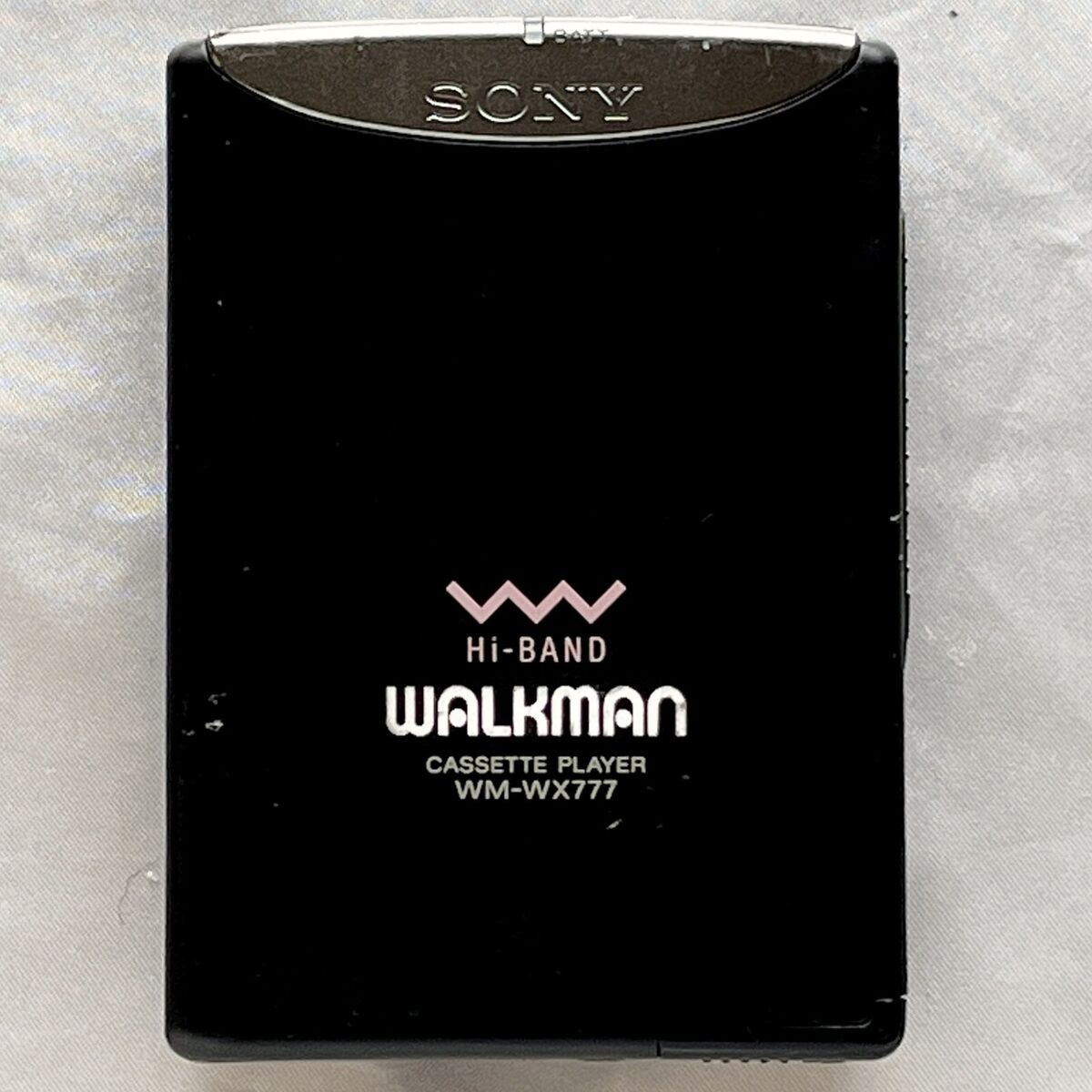 SONY WM-WX777 1994 Black Walkman Vintage Cassette Player SONY WM-WX777 1994 Black Walkman Vintage Cassette Player
