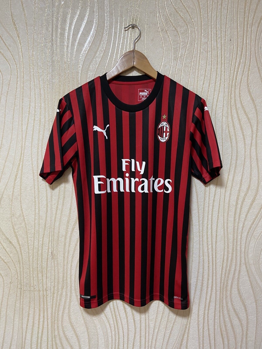 MILAN 2019 2020 HOME FOOTBALL SHIRT SOCCER JERSEY PUMA 755854-01 sz S MEN