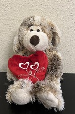 Dan Dee Valentine s Day Plush Dog With Heart 18 2011
