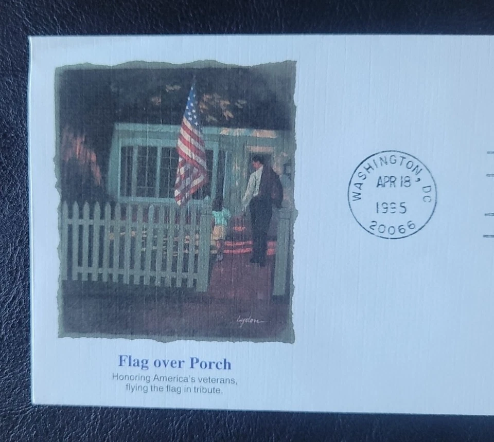 US FDC # 2915 Flag Over Porch 1995 - Image 3 of 4