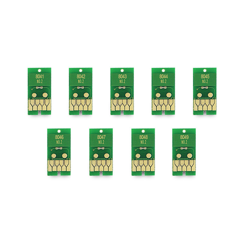 Oferta de chip cartucho de tinta para impresora Epson P6000 P7000 P8000 P9000 9 piezas/juego