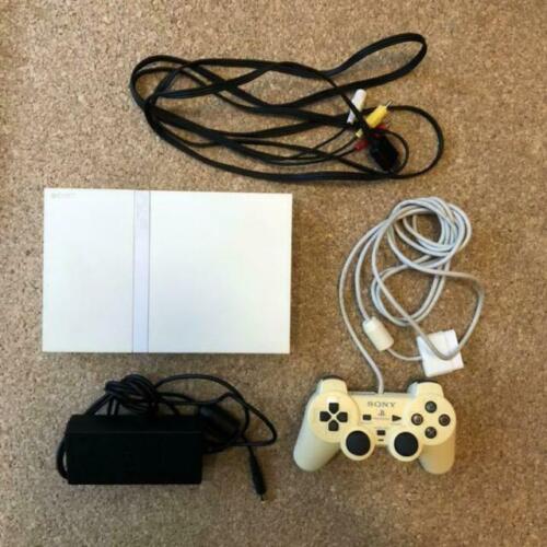 Sony PlayStation2 PS2 SCPH-77000 White Slim Console Box Japanese