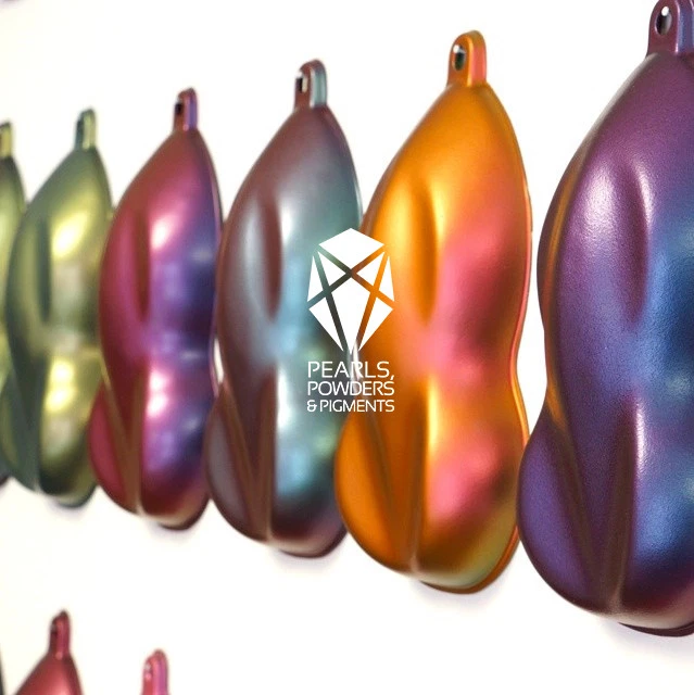 Metallic Pearlescent Chameleon Flip Pigment Various Colours for automotive paint