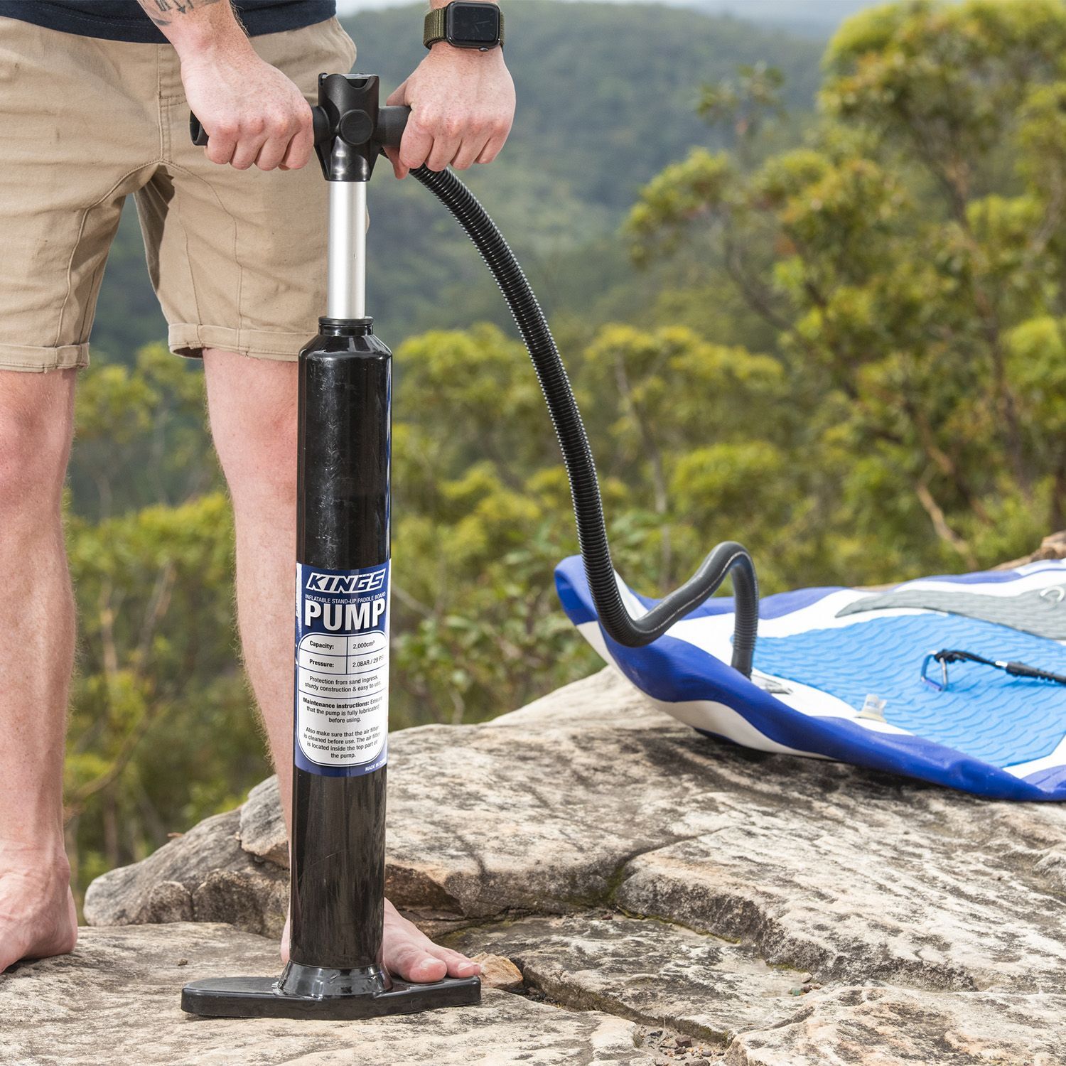 Adventure Kings Inflatable StandUp Paddle Board 10ft 6in + Single