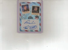 2024 F. Lavoie / T. Daugherty Leaf Metal PBA PP Dual Autographed PBA Card #1/25