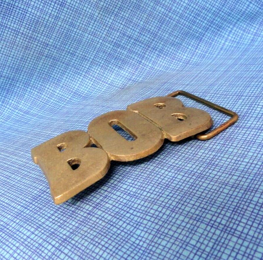 ⭐︎BARON BUCKLEバックル⭐︎ Vintage 1980 Baron Buckles Solid Brass Belt Buckle And