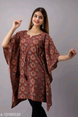 Women Caftan Top Dres Kurti Tunic | eBay