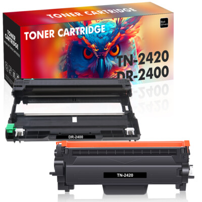 DR-2400TN-2420 Toner Compatible with Brother MFC-L2710DW MFC-L2710DN HL-L2350DW