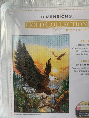 Dimensions Gold Petites 6759 Eagles Raritet Cross Stitch Kreuzstich