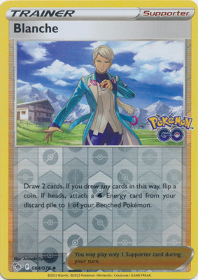 Blanche 064/078 Pokemon Go Pokemon TCG Reverse Holo