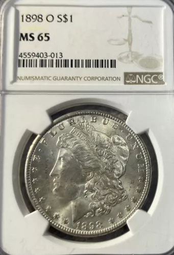 1898-O NGC MS65 Morgan Silver Dollar