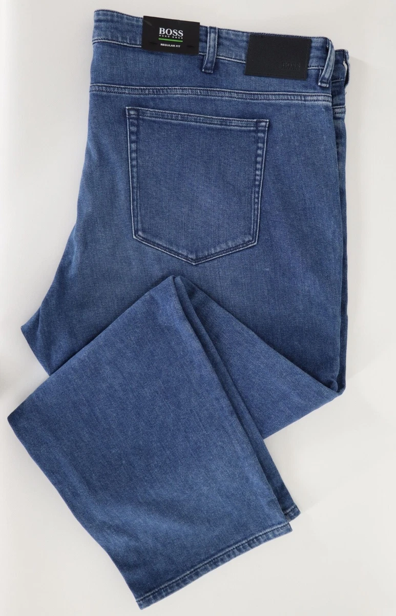 HUGO BOSS JEANS Mod. C B4 size W48 L32 regular fit bright blue