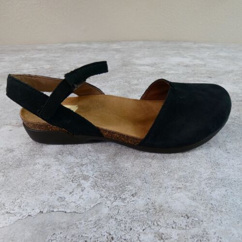 Dansko Rowan Sandal Women 36 Black Memory Foam Mary Jane Comfort Shoe