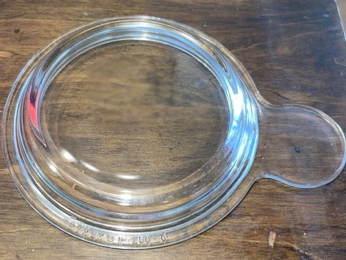 One (1) Pyrex P-150-C GRAB IT Clear Glass Replacement Lid ONLY~Corning Ware