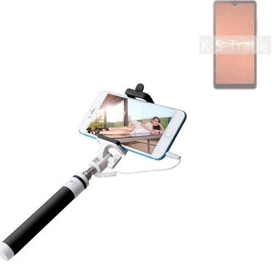 Selfie bâton / Selfie-Stick pour Sony Xperia Ace III, noir Manfrotto, perche t? - Photo 1/4