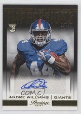 2014 Panini Prestige First Impressions 11/99 Andre Williams #FIAW Auto 0q3