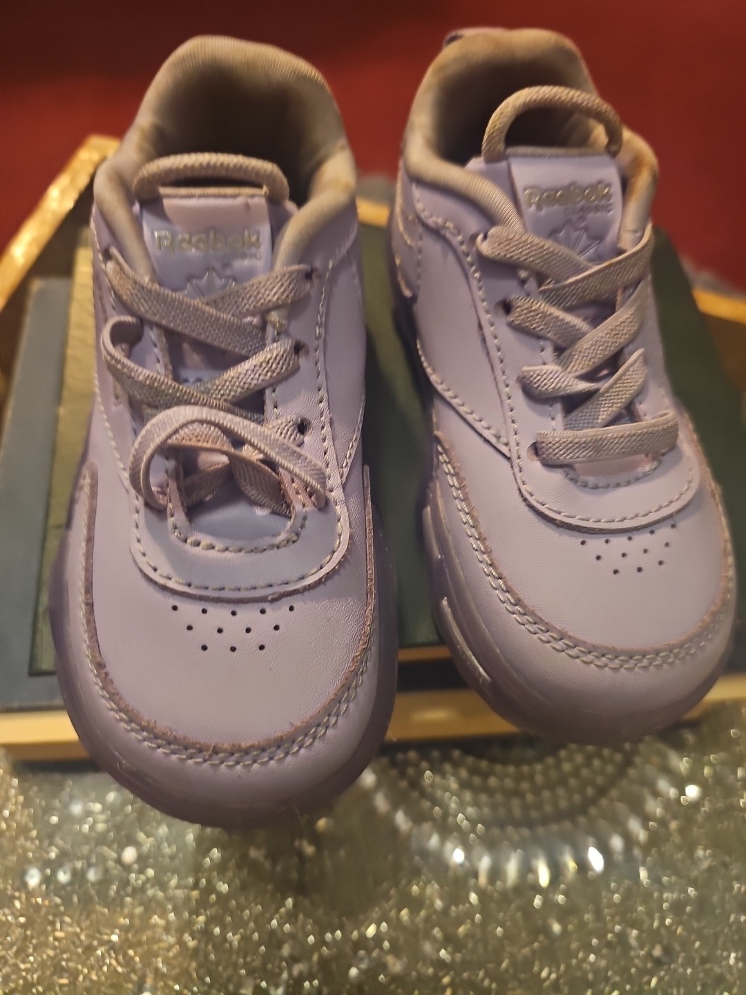 SAOLA Sneaker Reebok X Cardi viola per bambina taglia 7