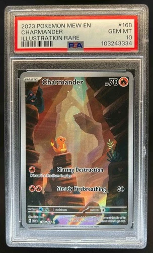 2023 Pokemon SV 151 Charmander #168/165 PSA 10